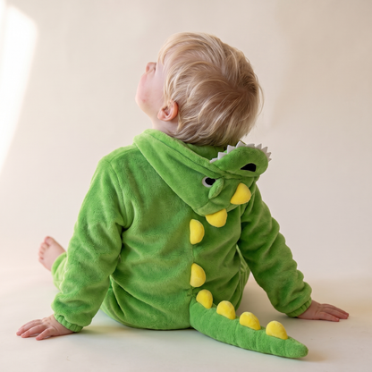 Dino - Hooded Green Dinosaur Onesie
