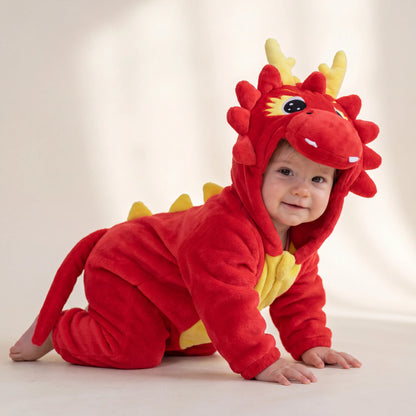 Sparky - Hooded Red Dragon Onesie